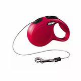 New Classic Otomatik İp Köpek Gezdirme Tasması Xsmall 3 Mt Kırmızı