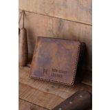 New Coast Leather 1900's Erkek Hakiki Deri El Yapımı Deri Cüzdan