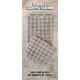 new colourse 2'Li Banyo Paspas Halısı Tavşan Tüyü Klozet Takımı 40x60-60x100