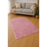 new colourse Makinada Yıkanılabilir Yumuşak Peluş Seccade Kaymaz Pamuk Tabanlı Rahat ve Şık