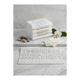 New Cotton Home kasımpatı 4'lü %100 Doğal Pamuklu kadıfe El Yüz Baş çeyizlik Havlu Seti 50x90cm – Ultra Yumuşak & ultra su emici