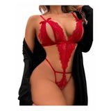 New Dreams Fantazi Jartiyer 8457 (Kırmızı, XL)