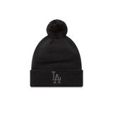 New Era 60691350 WMNS METALLIC BOBBLE BEANI Siyah Logo Baskılı Kadın Şapka