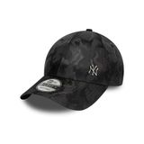 New Era 60758986-001 New York Yankees Camo Flawless Pin 9Forty Siyah Unisex Şapka
