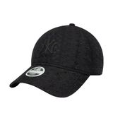 New Era 9Forty Kadın Şapka - Çiçekli Broderie New York Yankees Siyah