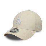 New Era 9Forty MC Cord Dodgers CapEra Kadın/Erkek - MLB Şapkası Beyzbol Snapback, Tepe Dört Mevsim İlkbahar Yaz Sonbahar Kış, açık bej, One Size