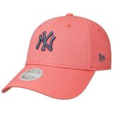 New Era 9Forty WMNS ESS Midi Yankees kep beyzbol kepi MLB kadın şapkası NY York kadın şapkası - Snapback, siperlikli ilkbahar-yaz sonbahar ilkbahar yaz sonbahar, Pembe., Tek Beden