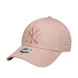 New Era 9Forty WMNS Uni Ess Yankees CapEra Kadın - Kavisli Siperli Şapka Beyzbol Pamuk Metal Toka, Tepe Dört Mevsim İlkbahar Yaz Sonbahar Kış, pastel yapraklar, One Size
