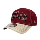 New Era Adult's 9Forty Aframe City Icon NBA Chicago Bulls Beyzbol Şapkası Şapka Koyu Kırmızı