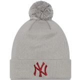 New Era Bonnet Bobble New York Yankees Kadın Gri Bere