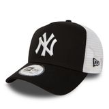 New Era Çocuk Kamyoncu Şapkası - New York Yankees Siyah Çocuk, Siyah/Beyaz