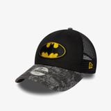 New Era Dc 9Forty Trucker Batman Çocuk Siyah Şapka