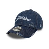 New Era Denim Distress 9twenty Neyyan Nvy Unisex Mavi Şapka-12959 Mavi