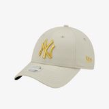 New Era Female Wmns Metallic Logo 9Forty Unisex Bej Günlük Şapka