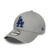 New Era MLB SIDE PATCH 9FORTY LOSDOD GRA Gri Şapka 60691275