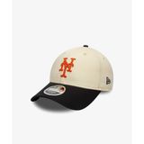 New Era New York Mets Side Script 9Forty Unısex Bej Şapka - 60856245-001