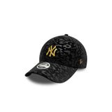 NEW ERA New York Yankees Kadın MLB Leo Velour Siyah 9Forty Ayarlanabilir Şapka