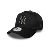 New Era New York Yankees Metallic E-Frame 9Forty Unısex Siyah Şapka - 60771870-001