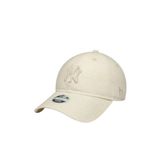 New Era New York Yankees Midi Linen 9Twenty Kadın Bej Şapka - 60856309-001