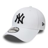 New Era New York Yankees MLB League Essential beyaz ayarlanabilir 9Forty şapka, çocuklar için, Youth