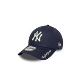 NEW ERA New York Yankees Mlb Visor Script Lacivert 9Forty Ayarlanabilir Şapka