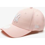 New Era New York Yankees Pembe Kadın Şapka Hafif Kıvrımlı Şemsiye ile Şık Görünüm - Standart
