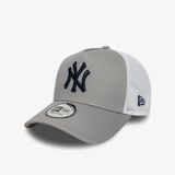 New Era Side Patch Trucker Unisex Gri Şapka