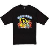 New Era x Netflix Squid Game Oversized Erkek Siyah Tişört - 60767034