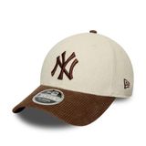 New Era Yetişkin 9Forty MLB New York Yankees Beyzbol Şapkası Şapka Açık Bej