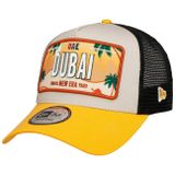 New Era Yetişkin Plaka Markalı Beyzbol Şapkası Şapka Açık Bej, açık bej, One Size