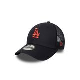 New Era Youth MLB 9FORTY Kamyoncu Şapkası Homefield Los Angeles Dodgers Koyu Lacivert, Mavi, Tek Beden
