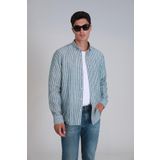 New Erkek Basic Gömlek Regular Fit Yeşil XL