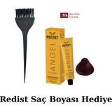 New Estela Boya Fırçası & Redist Saç Boyası 60ML - ATEŞ KIZILI 7/6