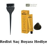 New Estela Boya Fırçası & Redist Saç Boyası 60ML - KOYU KUMRAL 6/0