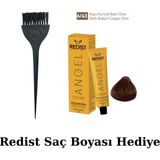 New Estela Boya Fırçası & Redist Saç Boyası 60ML - KOYU KUMRAL BAKIR DORE 6/43