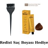 New Estela Boya Fırçası & Redist Saç Boyası 60ML - KOYU KUMRAL YOĞUN BAKIR 6/44