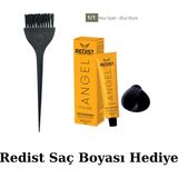 New Estela Boya Fırçası & Redist Saç Boyası 60ML - MAVİ SİYAH 1/1