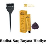 New Estela Boya Fırçası & Redist Saç Boyası 60ML - PATLICAN MORU 6/22