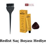 New Estela Boya Fırçası & Redist Saç Boyası 60ML - VİŞNE KIZILI 6/6