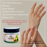 New Estela Profesyonel Avakado Özlü El & Vücut Bakım Tuz Peeling 500GR