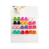 New Fashion Mini Mandal Toka Karışık Renk 20 Adet 1,2 Cm