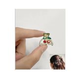 NEW HİLL 2 Adet taşlı küçük 2,5 cm metal mandal toka