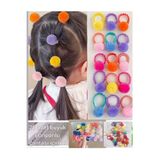 NEW HİLL Bebek ve çocuklar için top peluş havlu lastik toka-20 adet