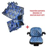 New Holland Td 100 D-Eski Model Traktör Kaporta Ve Koltuk Kılıfı Seti
