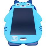 New Hood Lc Kedi Figürlü Lcd Çizim Tableti Eğitici Yazı Tahtası LC-31070 - Mavi