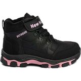 New Hunter Newhunter Çocuk Kışlık Içi Yünlü Su Geçirmez Outodoor Bot - Siyah-Pembe - 31 - Siyah - Pembe