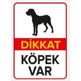 New Jargon Dikkat Köpek Var Levhası Great Dane - Sac Malzeme 25X35 cm - 25 x 35 cm