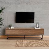 New Laxus 3 Çekmeceli Tv Sehpası, Ceviz, 180 Cm