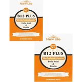 New Life B12 Plus 60 Tablet Dilaltı Paket Methylcobalamin ve Biotin ile Yorgunluğu Azaltır