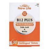 New Life B12 Plus Folik Asit ve Biotin 30 Dilaltı Tablet DEV1280
